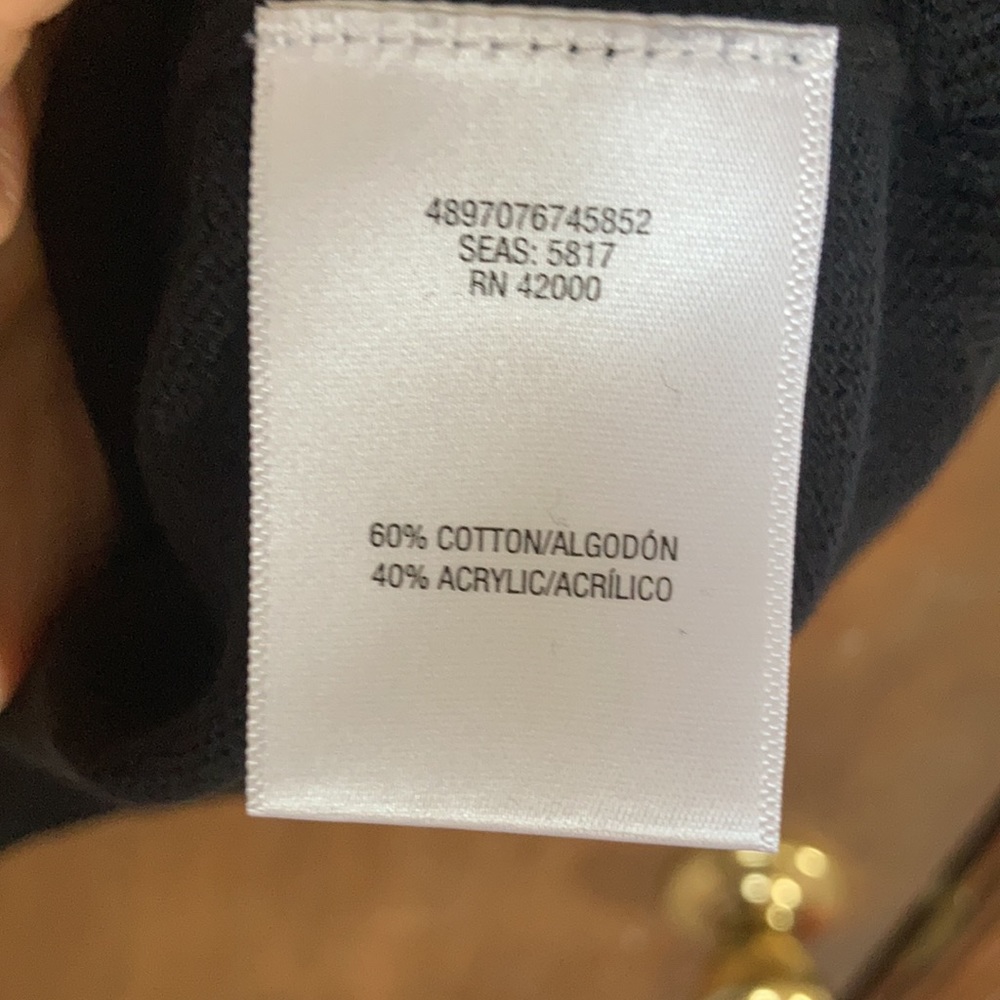 Basic editions sweater vest black pullover lightw… - image 16